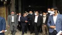 بازدید وزیر راه و شهر سازی کشور از مرکز سرطان دانشگاه علوم پزشکی استان سمنان  
