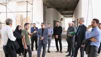 روند پیشرفت پروژه ساخت دانشکده پرستاری و مامایی توسط سرپرست دانشگاه بررسی شد