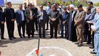 آئین آغاز عملیات ساخت 20 واحد مسکن پزشکان متخصص مرکز آموزشی، پژوهشی و درمانی ولایت دامغان برگزار شد
