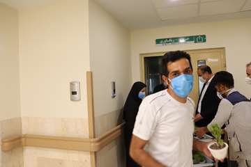 بازدید دکتر پهلوان معاون توسعه مدیریت، منابع و برنامه ریزی دانشگاه از بیمارستان جدید الاحداث مهدیشهر14000613 