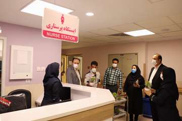 بازدید دکتر پهلوان معاون توسعه مدیریت، منابع و برنامه ریزی دانشگاه از بیمارستان جدید الاحداث مهدیشهر14000613 